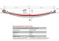 902804SC-2902102-01_Лист рессоры №2 передняя 4-х листовая SCANIA, 902804SC-2902102-01_1.jpg