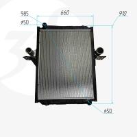 752W06100-0001_Радиатор системы охлаждения HOWO T5G, ОРИГИНАЛ, в сборе с интеркулером_1.jpg