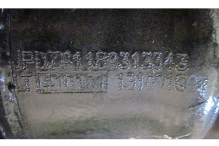 Вал карданный 6х6 КПП-РК L=430 мм. фланец 180 4 отв. крестовина 57_3